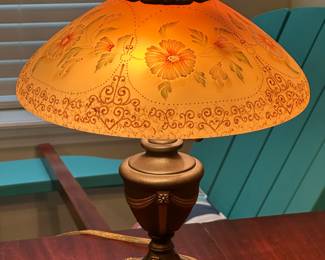 Rare Limited Edition Fenton Lamp "Burmese Memories"