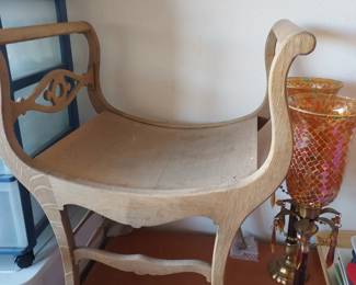 Antique moon chair