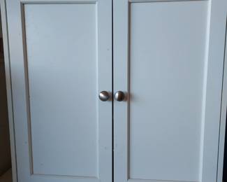 White cabinet