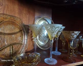 Glassware in description 