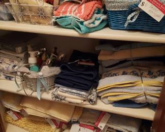 Abundance of rugs & bathroom towels