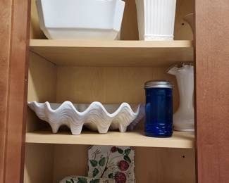 Serving dish, luncheon set