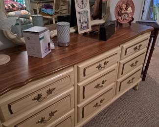 French Provencial dresser with mirror