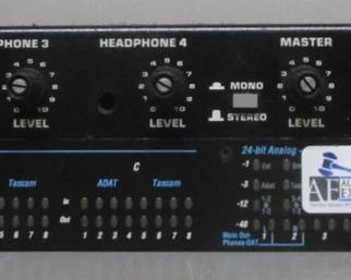 LOT OF 2 ELECTRONICS INCLUDING STEWART HAD-4 HEADPHONE AMP, MOTU 2048 MKII