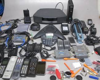 BOX ELECTRONICS INCLUDING AJA, BOSE, POLYCOM AND MORE