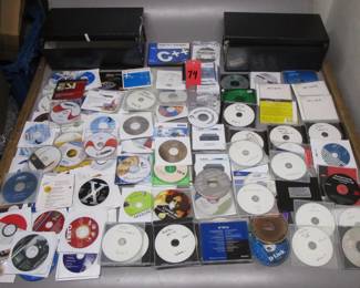 3 BOXES WITH SOFTWARE CDS
