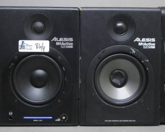 LOT OF 4 SPEAKERS INCLUDING ALESIS M1 ACTIVE 520USB, ROLAND MA-8 AND MORE