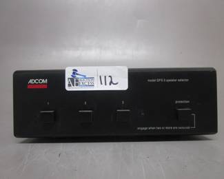 ADCOM GFS-3 SPEAKER SELECTOR