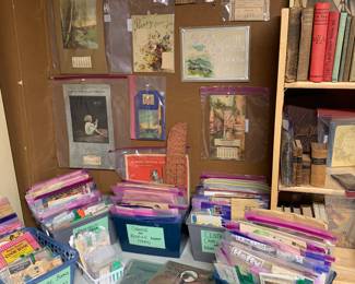 Ephemera Room 
Calendars
Fish & Game plates of NY
1901 Printing Catalog 
Clothing Caralogs/Advertising 
Household Catalogs/Advertising 
Recipe Booklets/Food Advertising 
Sewing/Knitting Advertising 
