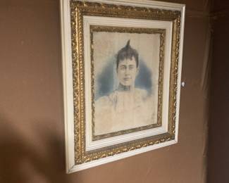 Library 
Large picture frame 