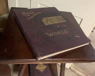 Library 
1889 Cram’s Atlas 