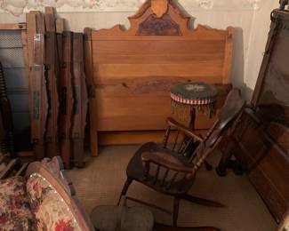 Primary Bedroom 
Bed
Rocking chair 
Stand