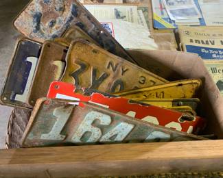 Barn
Early 20’s-30’s license plates