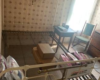 Evelena’s Room 
Metal bed