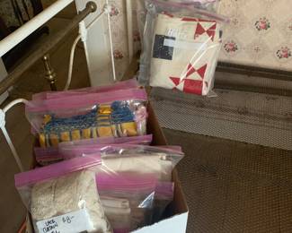 Evelena’s Room
Quilt toppers/linens 