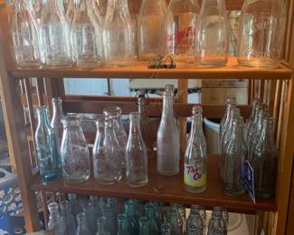 Kitchen 
Milk bottles 
Soda bottles 