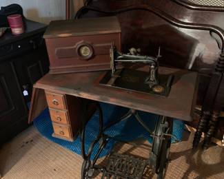 Primary Bedroom 
Howe Sewing machine 
