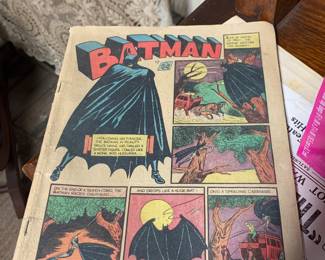 Ephemera Room 
Batman Comic book-40’s