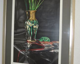 Patrick S. Gordon 'Basic Black with Pearls' Limited Edition Silkscreen