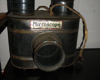 Mirroscope Antique  Postcard Viewer Projector 