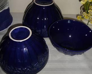 Cobalt Blue fiestaware bowl set