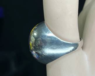 Silver Globe Ring