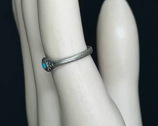 Sterling Silver & Turquoise Ring