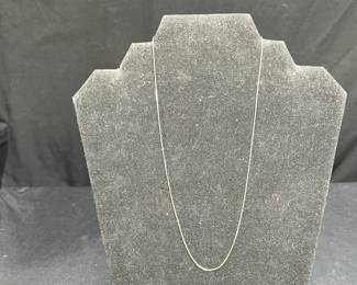 Delicate Sterling Silver Chain Necklace