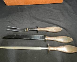 Web Sterling 3-piece Carving Set