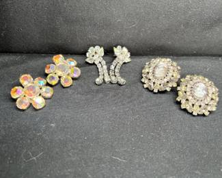 Hobé & other Clip on & Screw Back Earrings