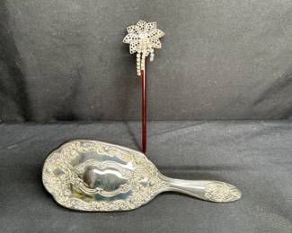 Mid Century Vanity Hair Brush & Hair Stick