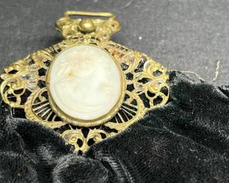 Antique Victorian Velvet Clutch Bag