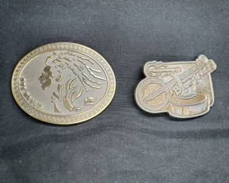 Blue Grass & Bob Marley Belt Buckles