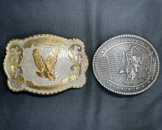 Montana Silversmith Bullrider & Eagle Belt Buckles