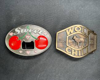 Wolf Chili 7 Sweet Cherry Belt Buckles