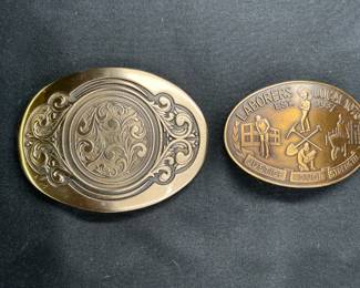 Laborer's Local & OC Tanner Belt Buckles