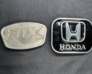 Honda & Fox Belt Buckles