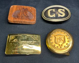 Roadrunner, CS, Lasercraft, & DK Belt Buckles