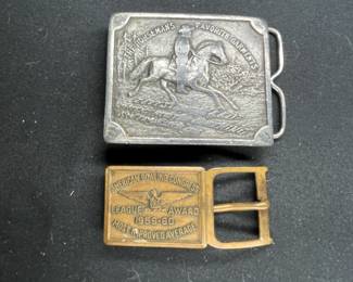 Bowling Congress & Levi Strauss Belt Buckles