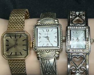 3 Bracelet Style Ladies Watches