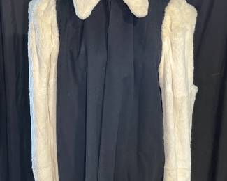 Vintage L.S.Ayres & Co. Rabbit Fur & Wool Coat