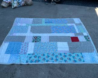 VTG Hand Sewn Patchwork Quilt
