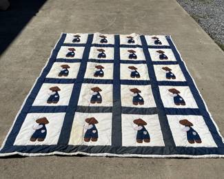 VTG Farmer Boy Quilt