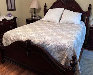 Standard Furniture full size bed with adjustable box spring 