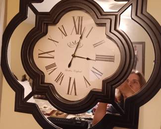 Mirror wall clock