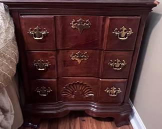 Cherry wood nightstand (1 of 2)