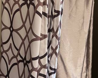 Room darkening curtains