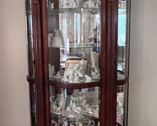 Tall curio cabinet