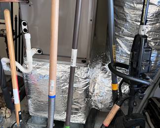 Assorted yard tools