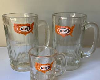 Vintage A&W mugs